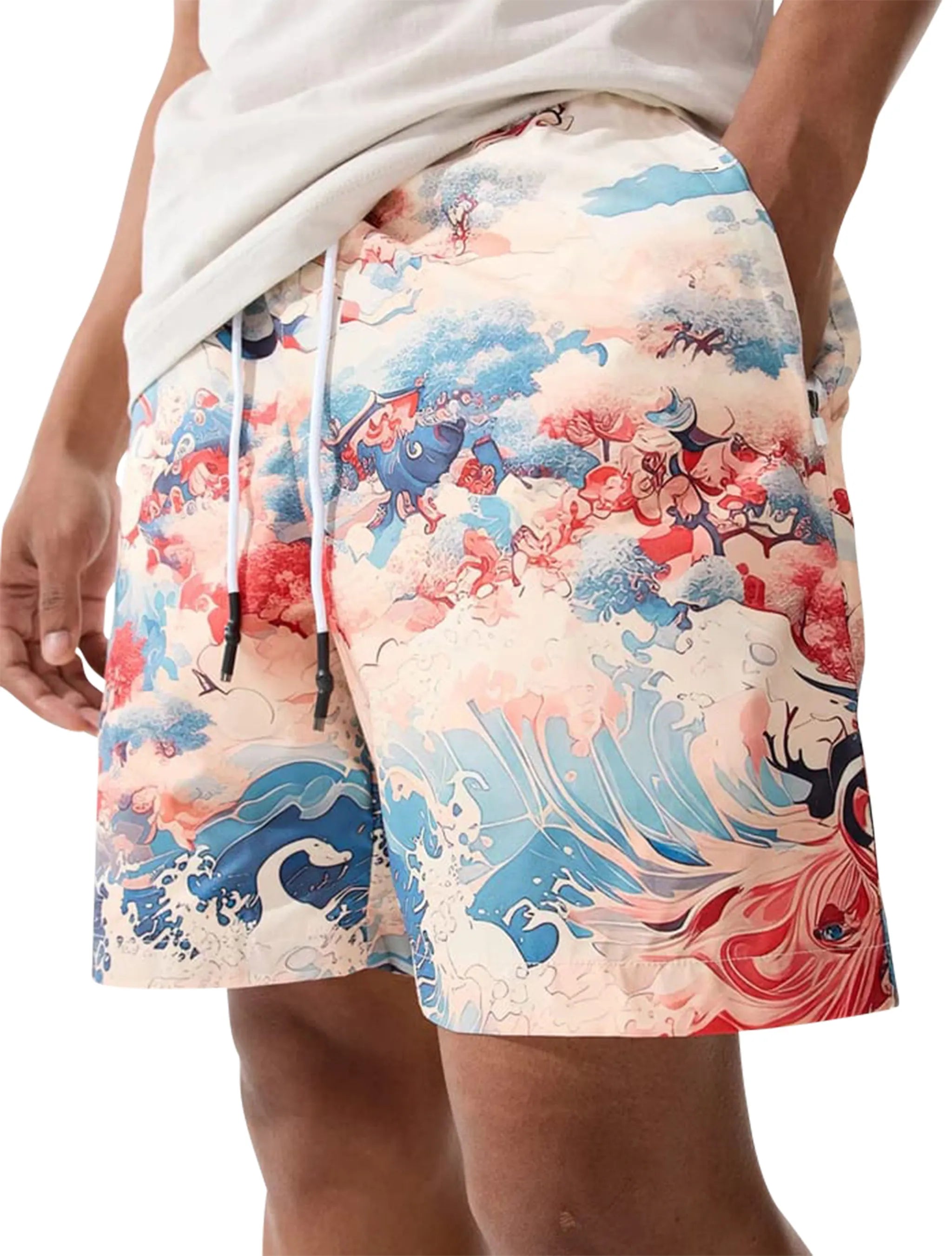 Jordan Craig Ibiza Lounge Shorts - Coral