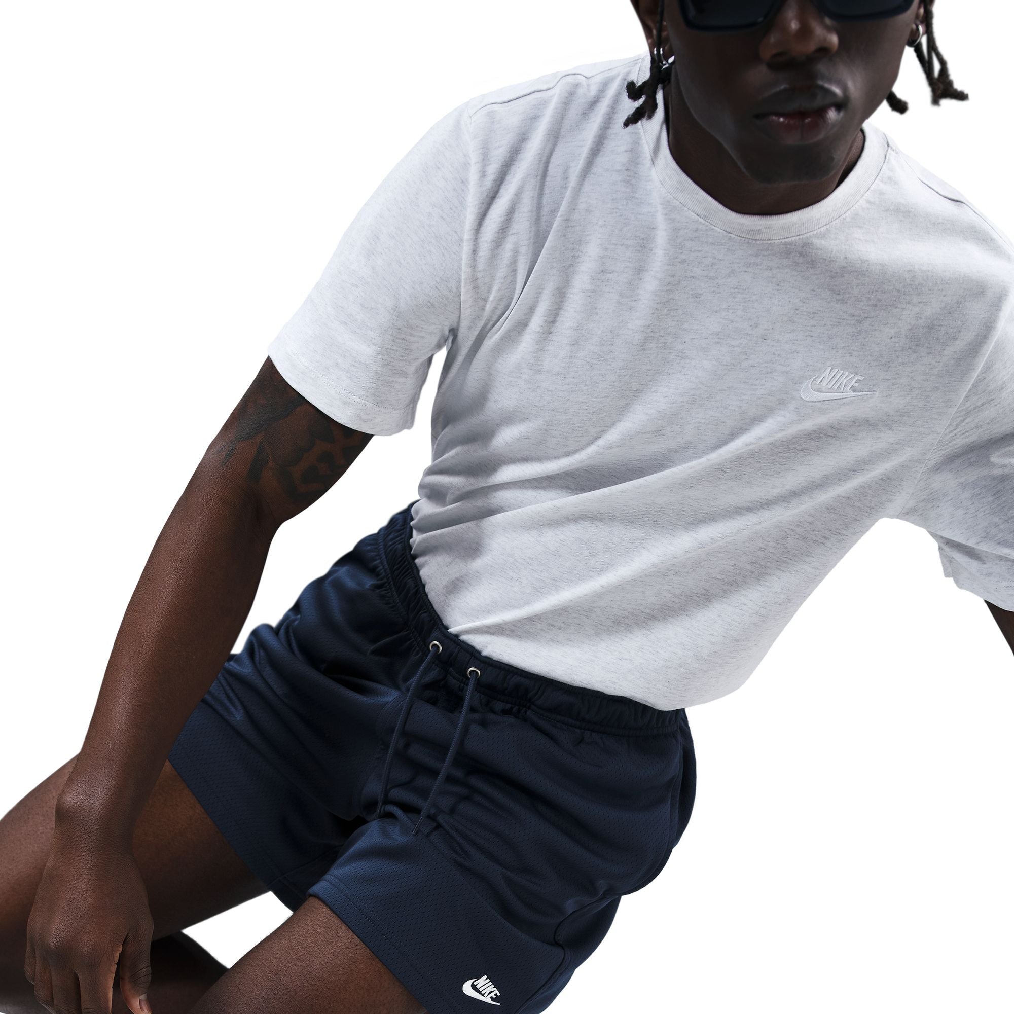 Nike Mens Club Mesh Flow Shorts - Obsidian