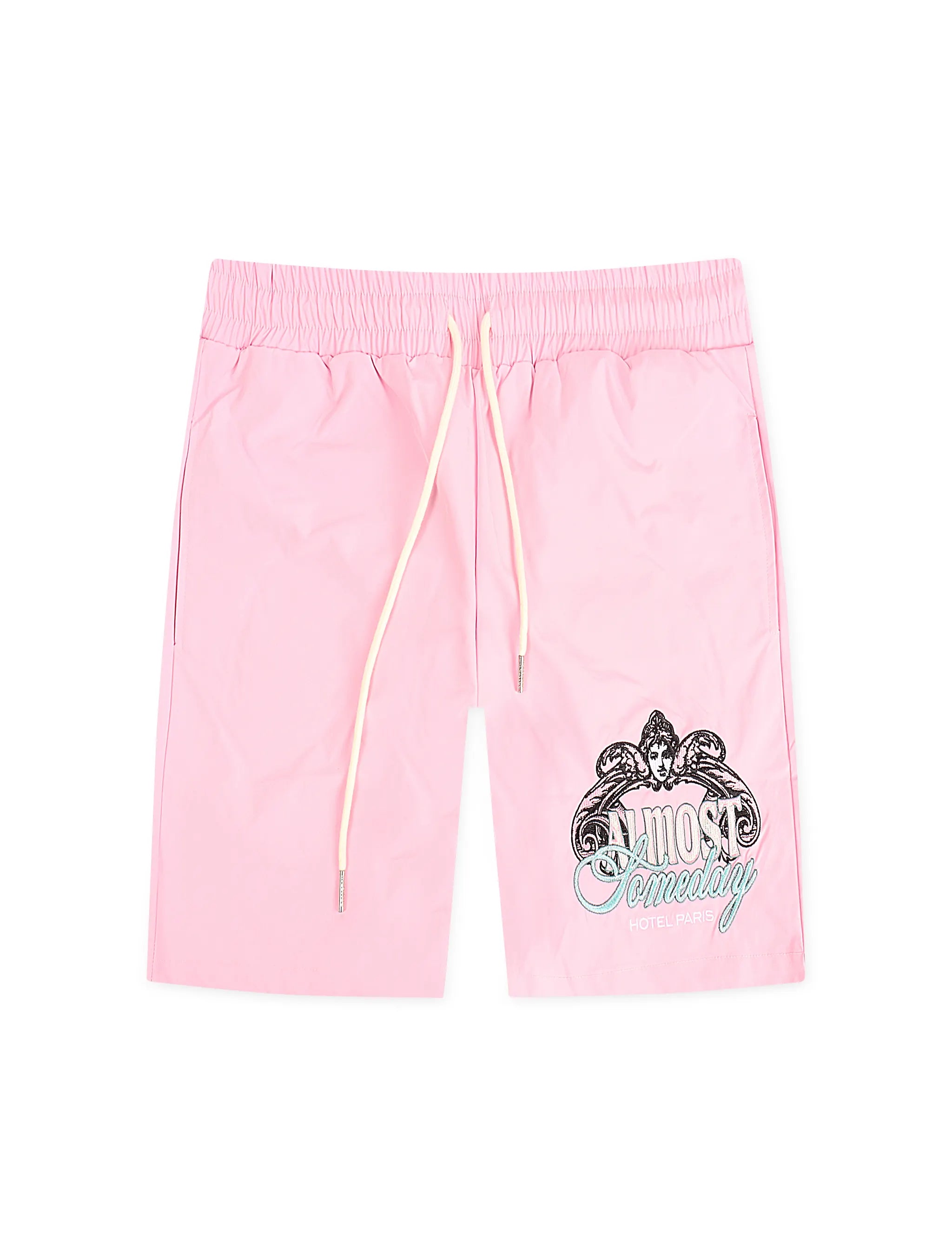 Almost Someday Prague Nylon Shorts - Pink