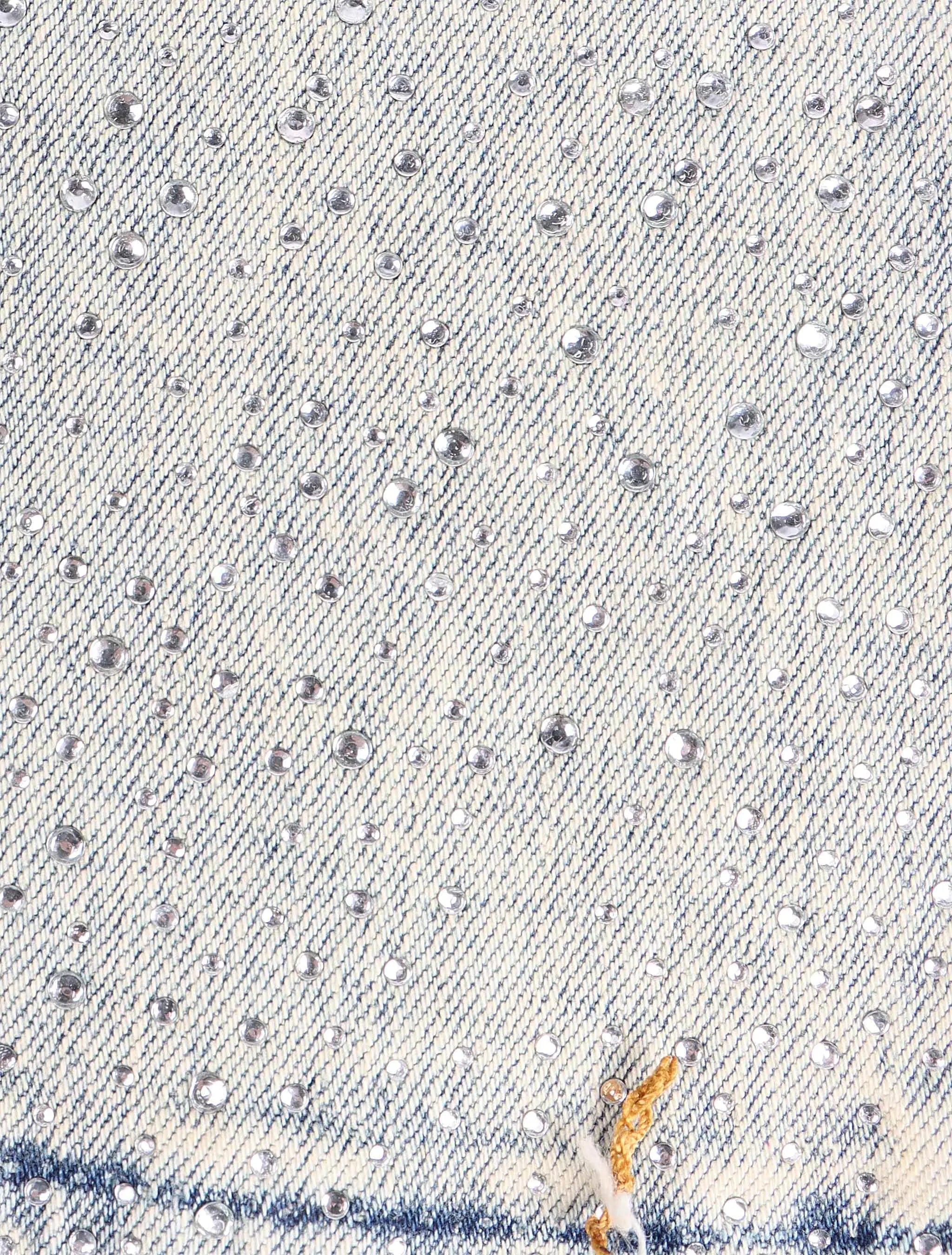 Waimea Flex Rhinestone Stacked Fit Jeans - Vintage Wash