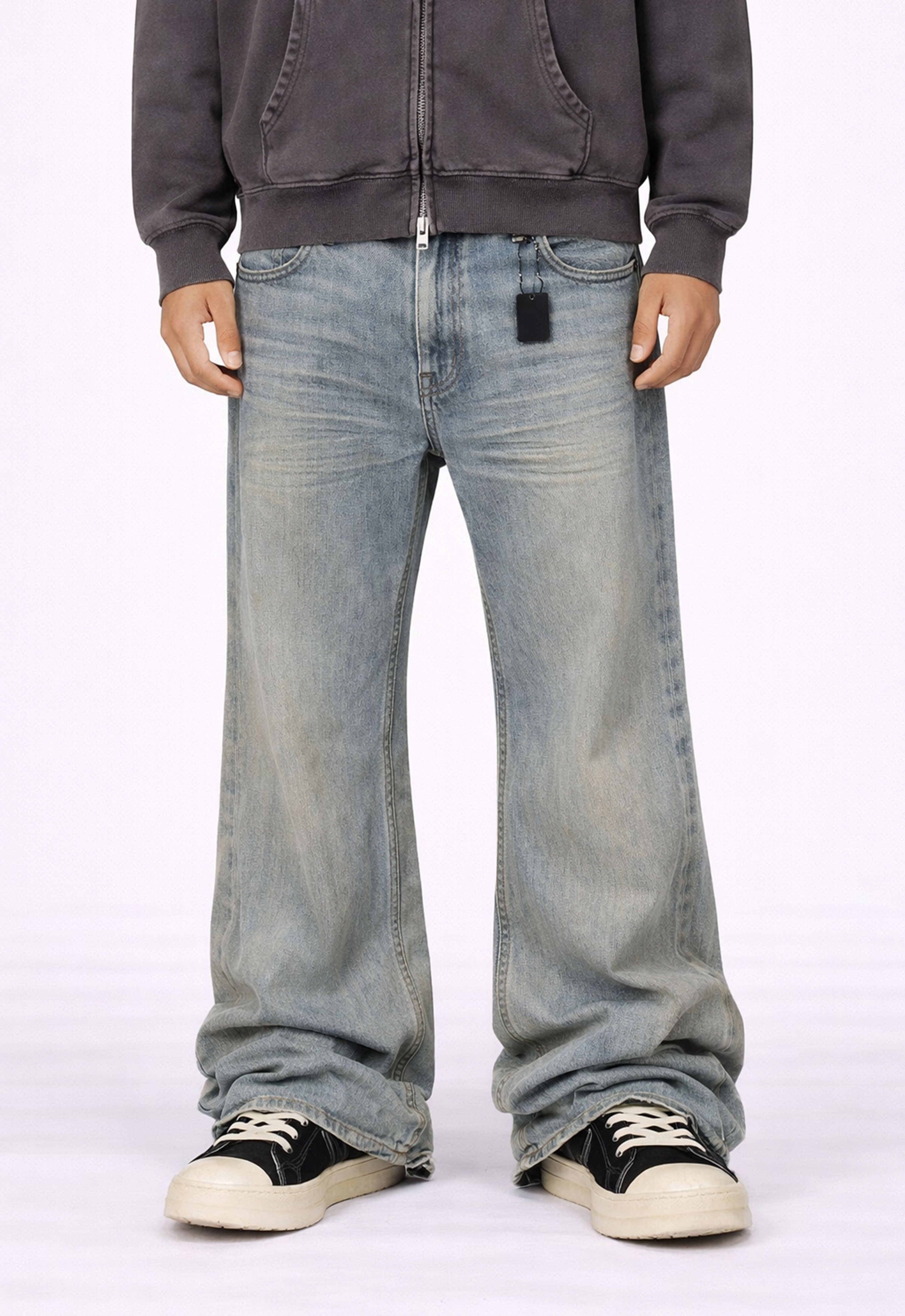 WIDEBOY STONE FLARE DENIM