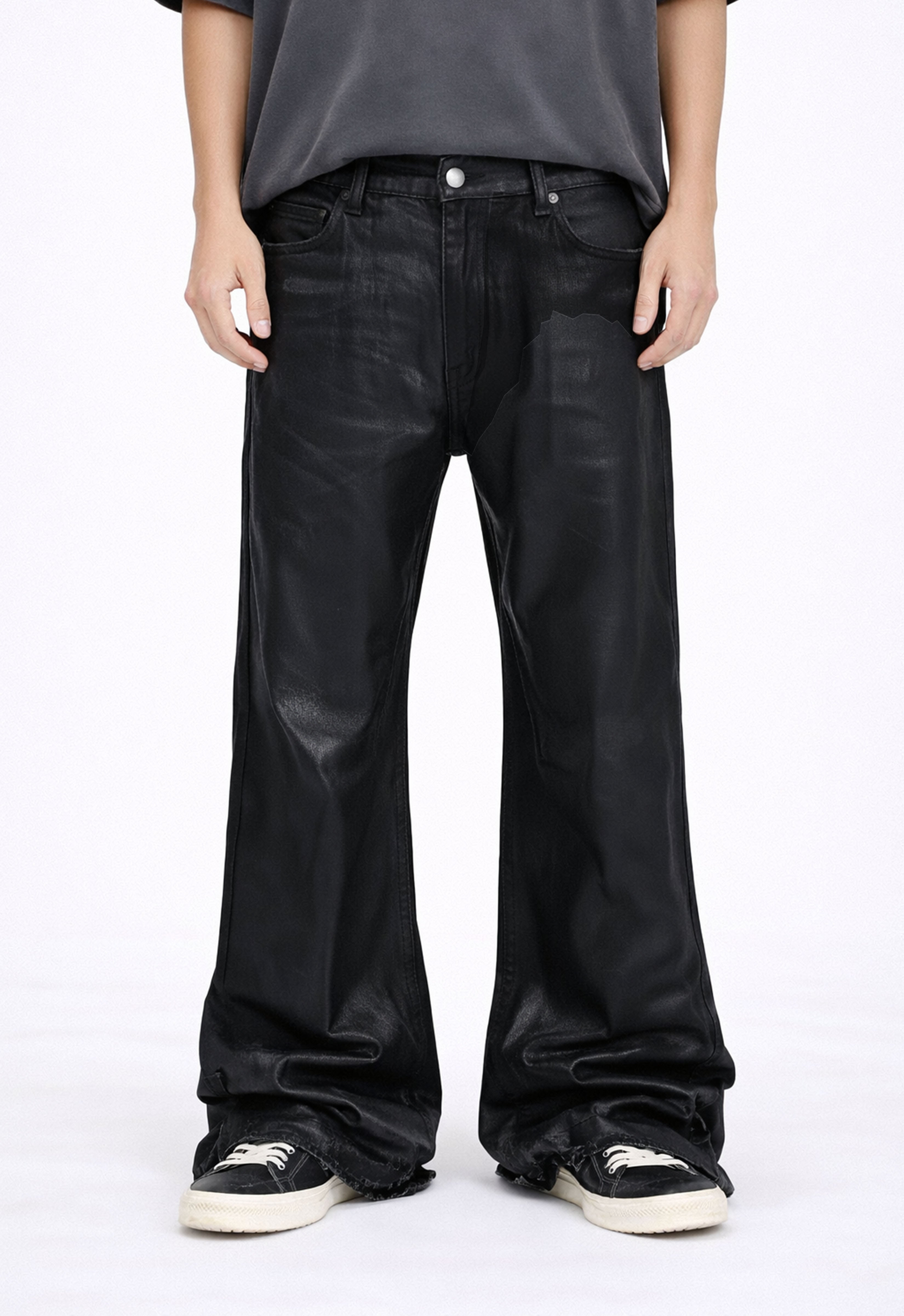 WIDEBOY PATCHWORK WAXED DENIM