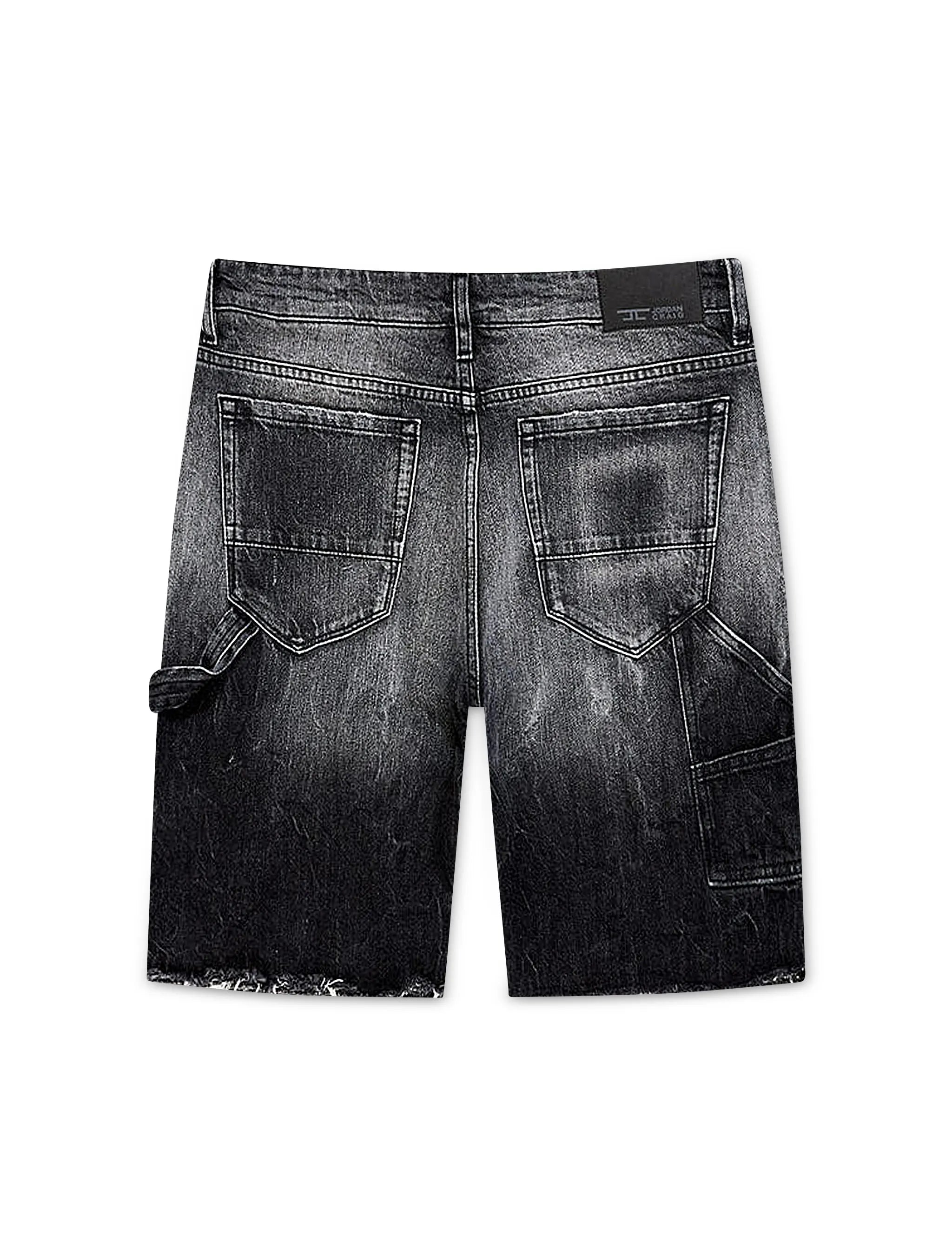 Jordan Craig Landman Denim Shorts - Industrial Black
