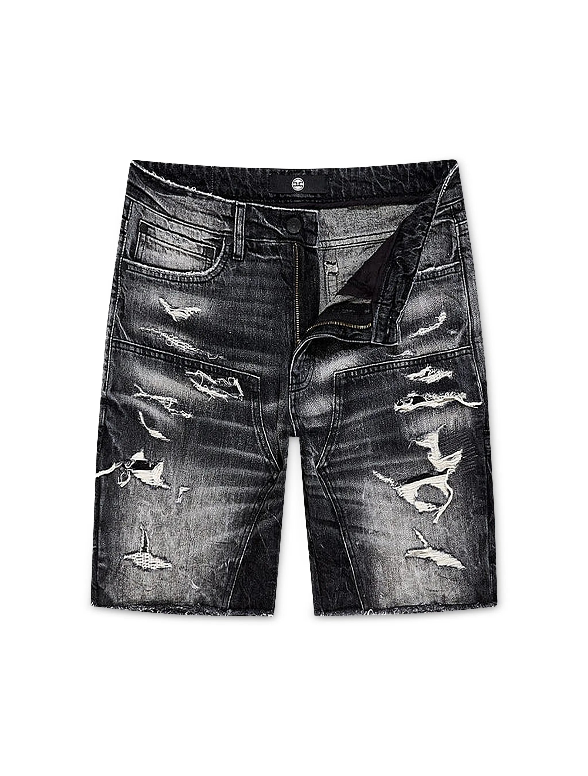 Jordan Craig Landman Denim Shorts - Industrial Black